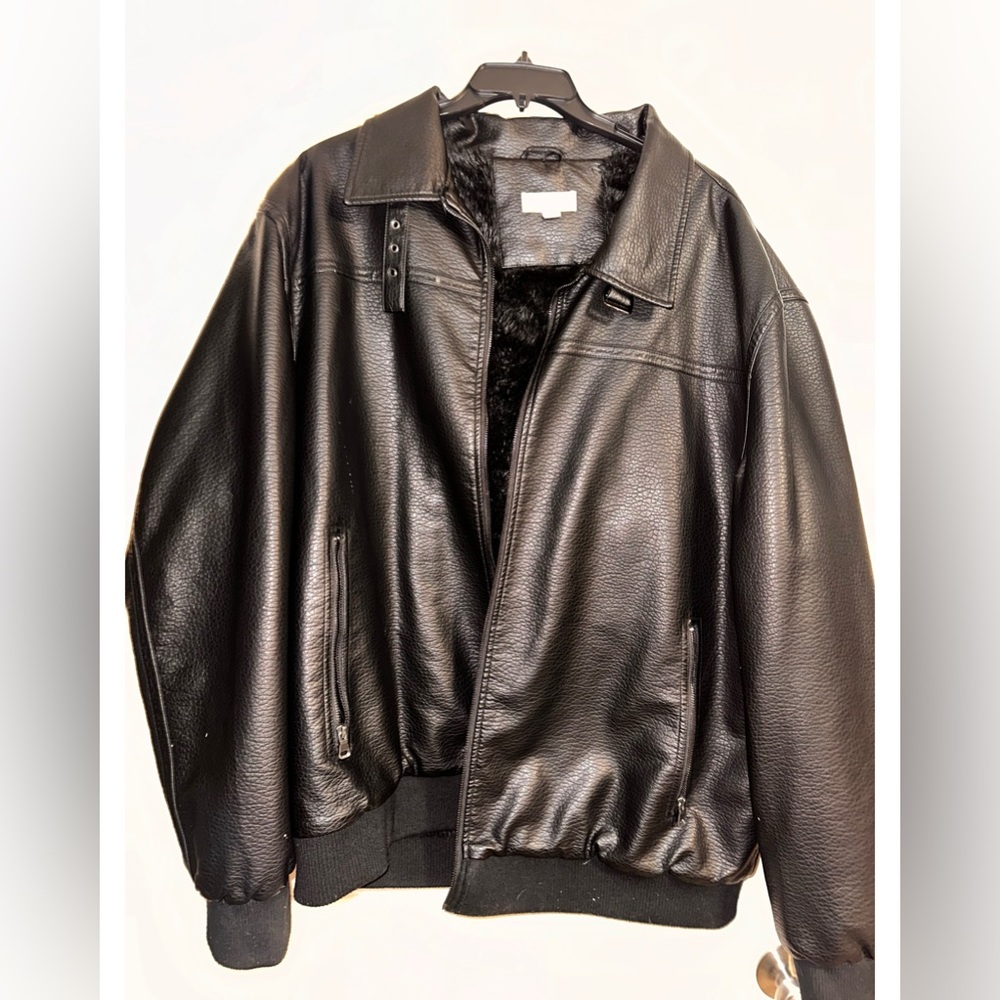 Faux Leather Jacket